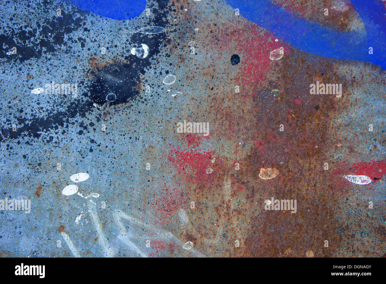 closeup of spray paint in dirty and rusty sheet metal stock photo sheet metal painting