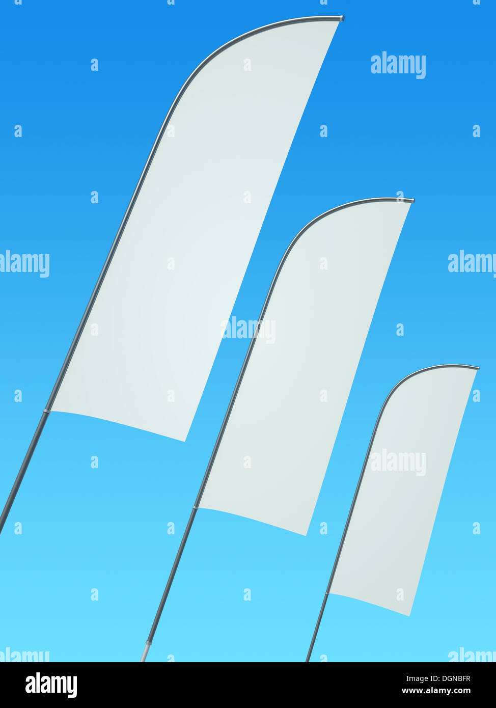 Feather flag banners hi-res stock photography and images - Alamy