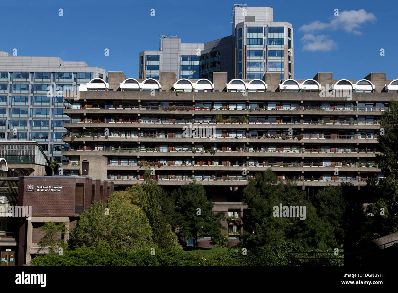 Speed House Apartment block, Barbican Centre, London, England, UK Stock