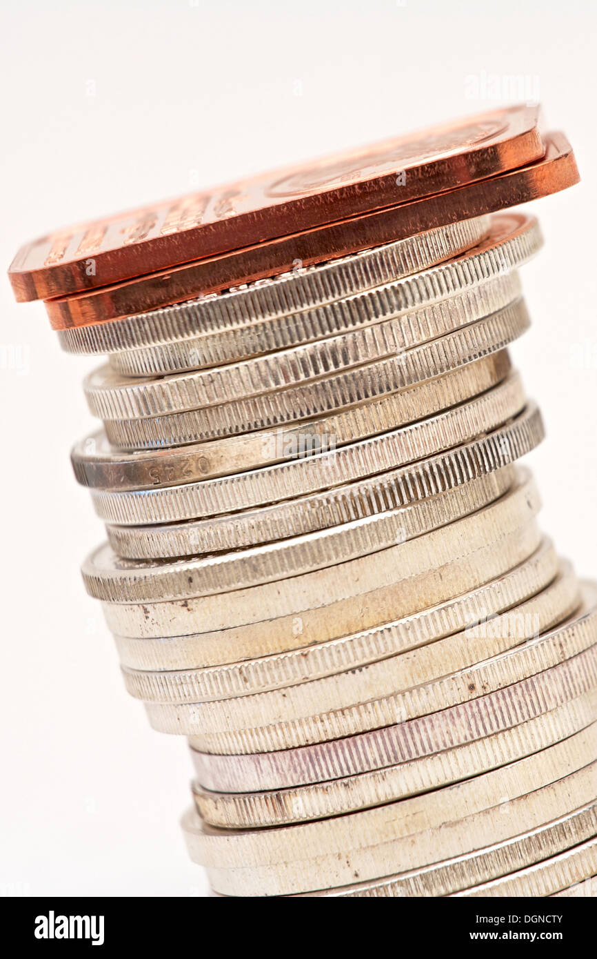 Silver copper coins hi-res stock photography and images - Alamy
