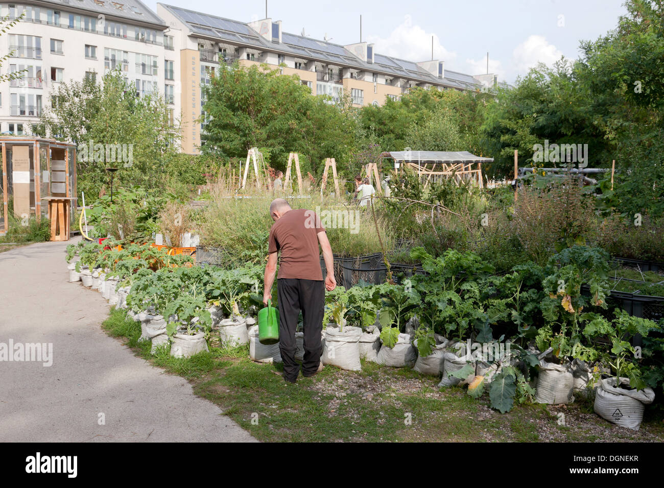 Berlin, Germany, Urban Gardening In the Princess gardens at