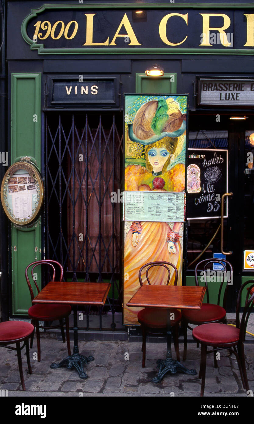 Paris cafe Stock Photo