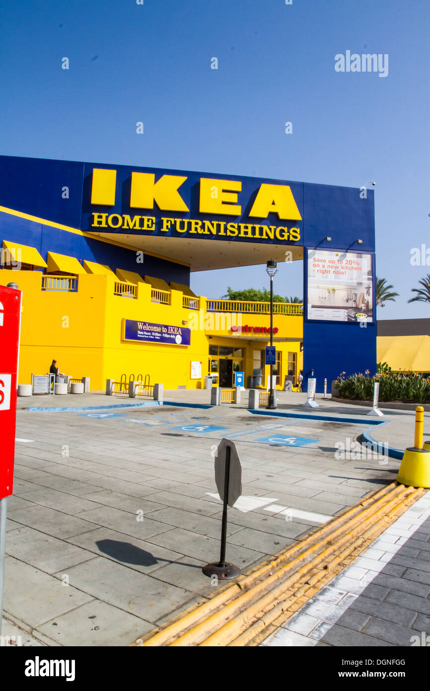 Entrance to the Ikea store in Burbank Califorinia Stock Photo - Alamy