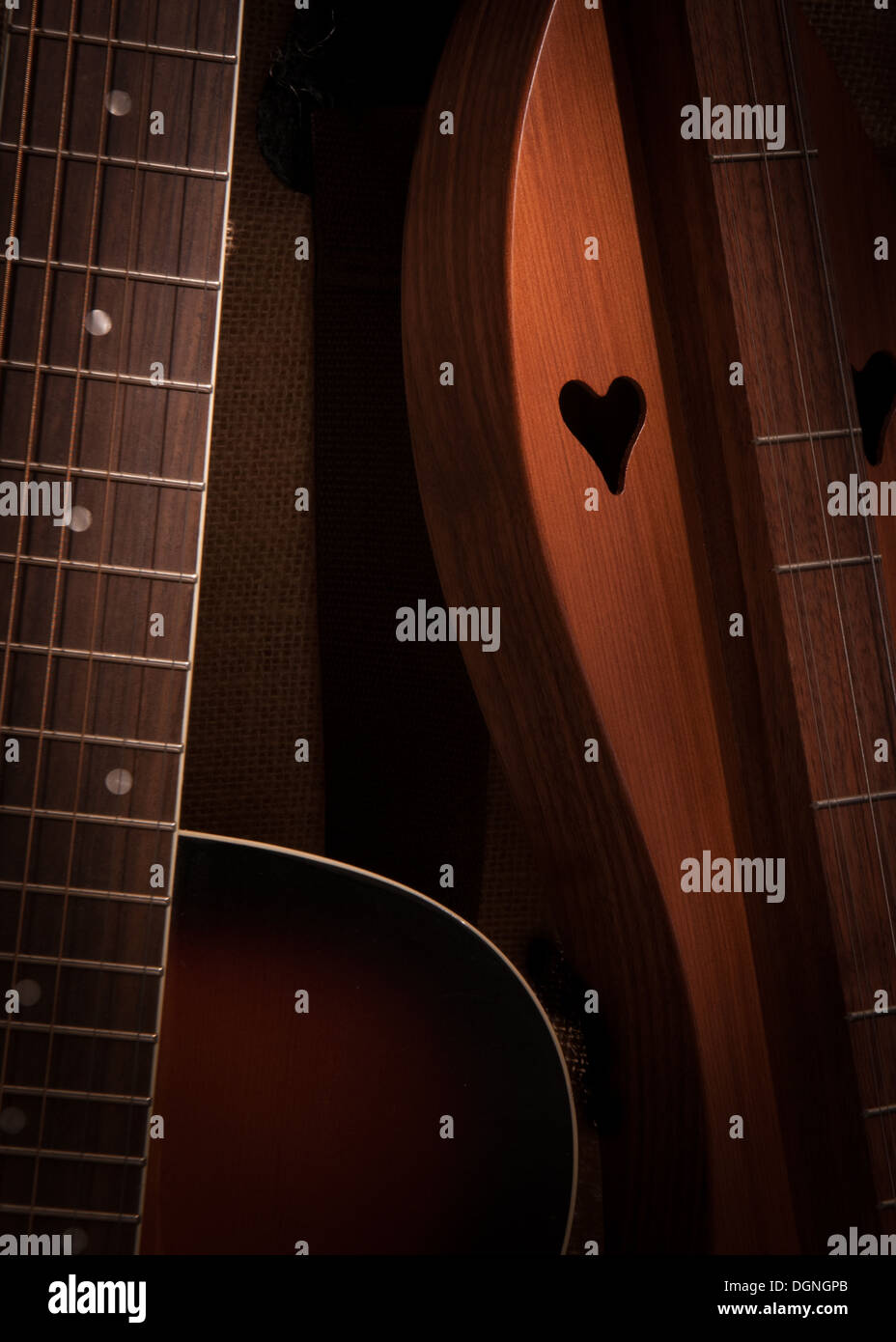 Acoustic Love Stock Photo
