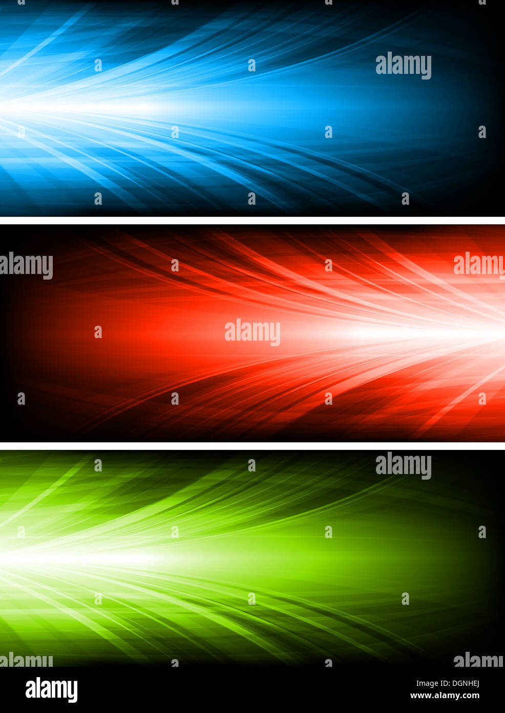 Vector set of bright banners hi-res stock photography and images - Alamy