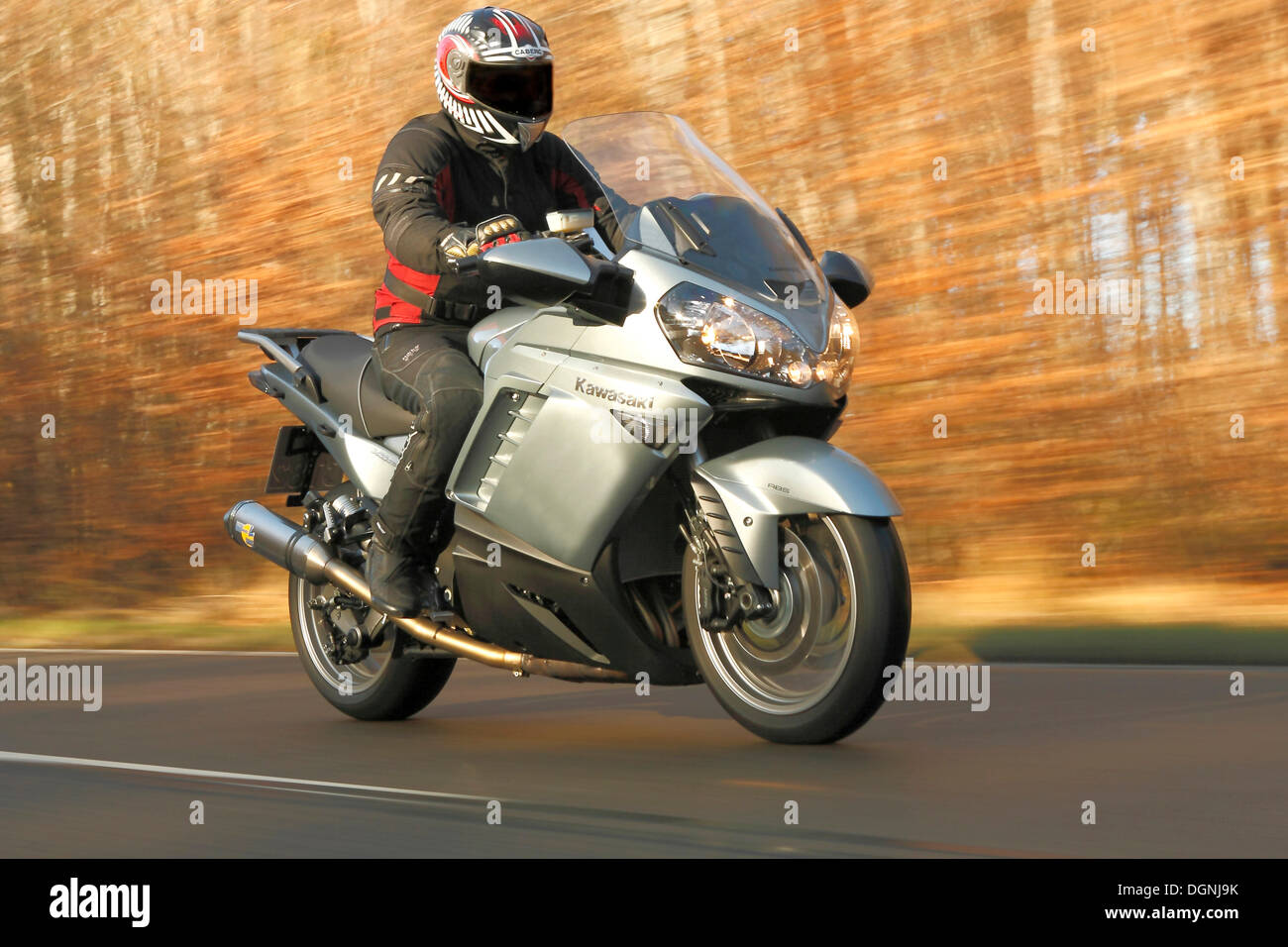 Kawasaki GTR 1400, in motion Stock Photo - Alamy