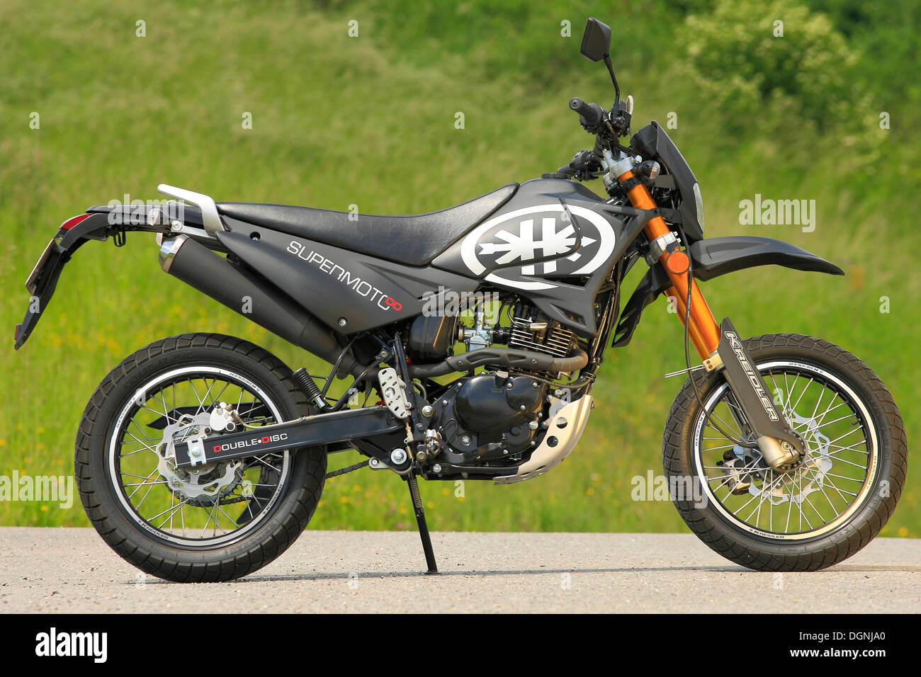 Kreidler Supermoto 125 DD scooter Stock Photo - Alamy