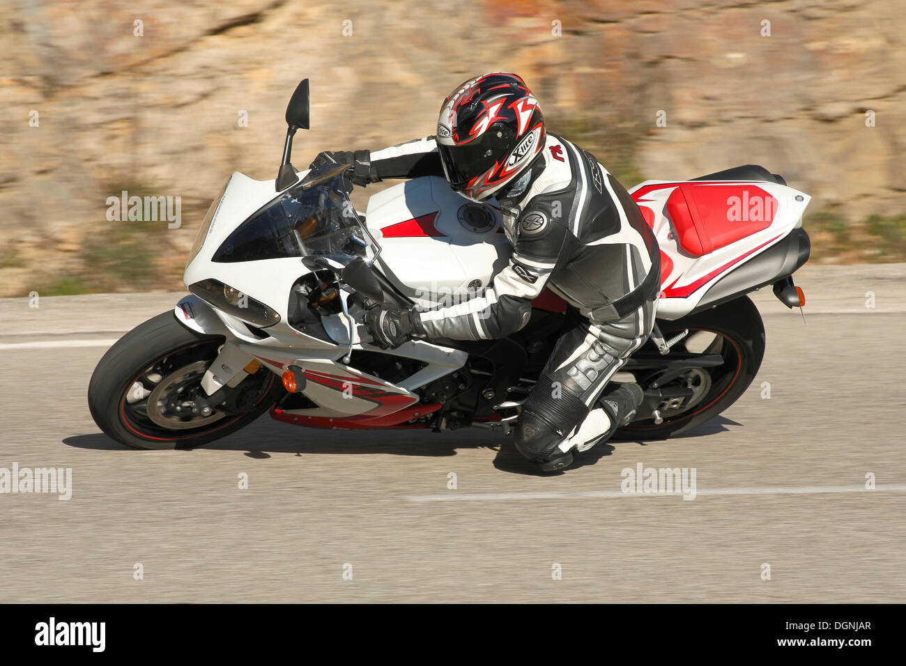 Yamaha YZF R1 2008, motorcycle Stock Photo