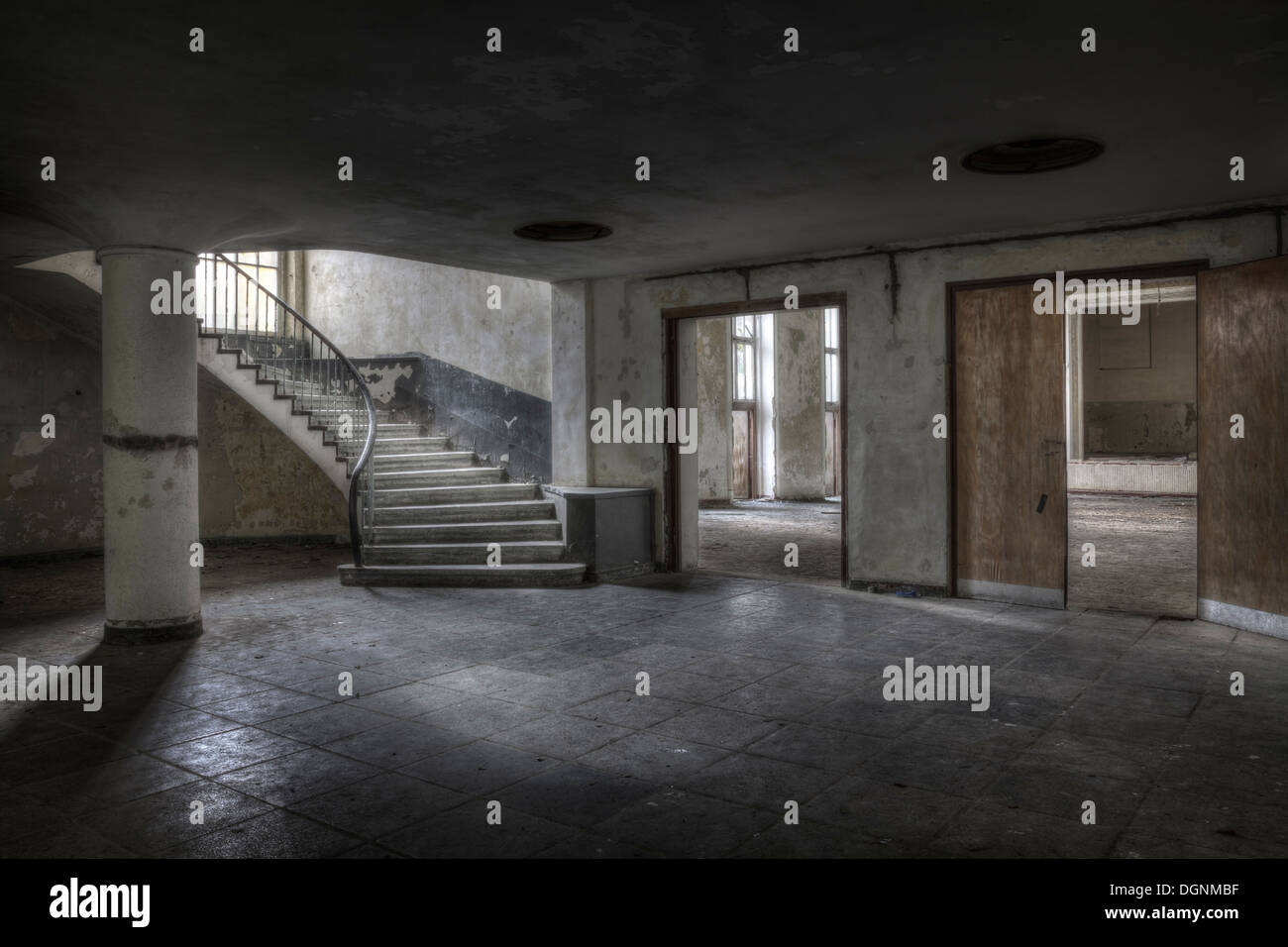 Abandoned Soviet missile base, Vogelsang, Brandenburg, Germany Stock ...