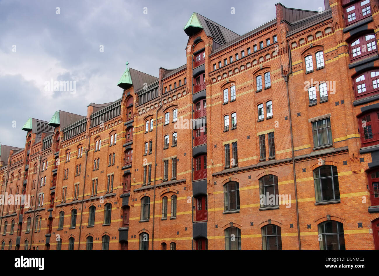 Hamburg Speicherstadt - Hamburg city of warehouses 02 Stock Photo