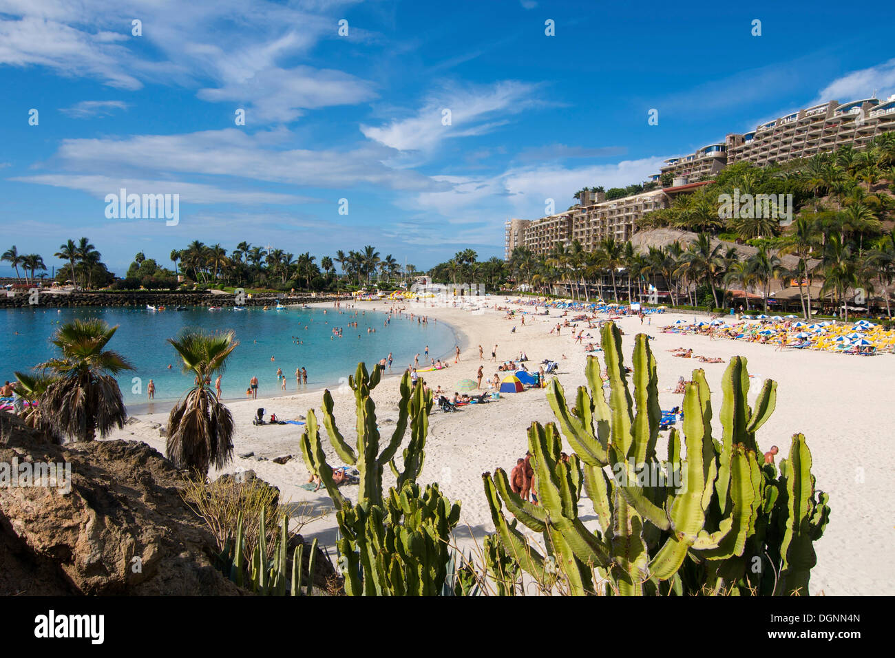Arguineguin Beach, Grand Canary, Canary Islands, Spain Stock Photo