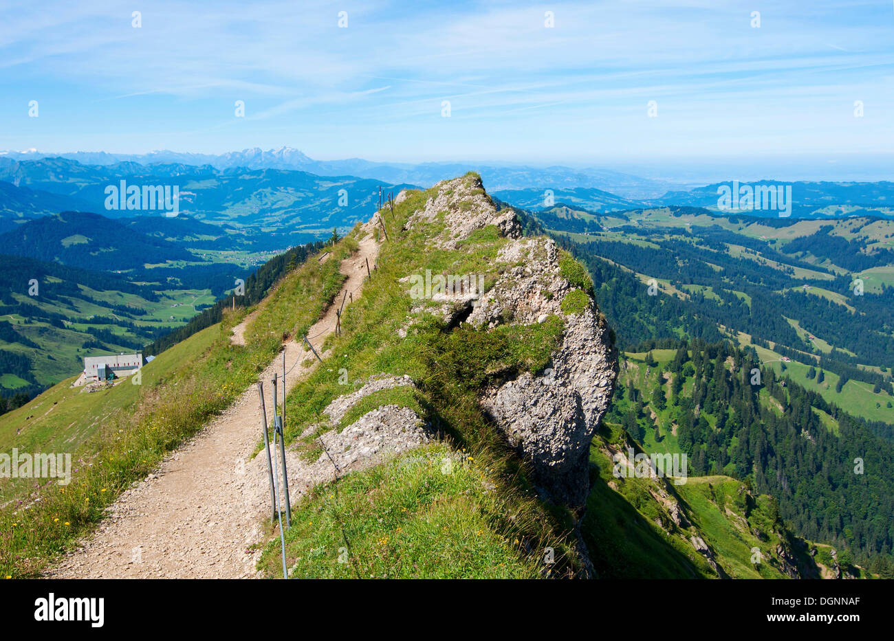 Mt. Hochgrat in Oberstaufen, Allgaeu, Bavaria Stock Photo - Alamy