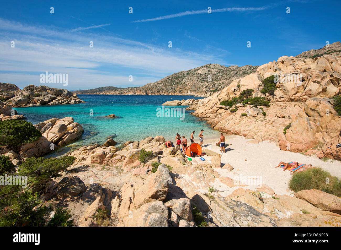 Cala Coticcio, Isola Caprera, La Maddalena Archipelago, Sardinia, Italy, Europe Stock Photo