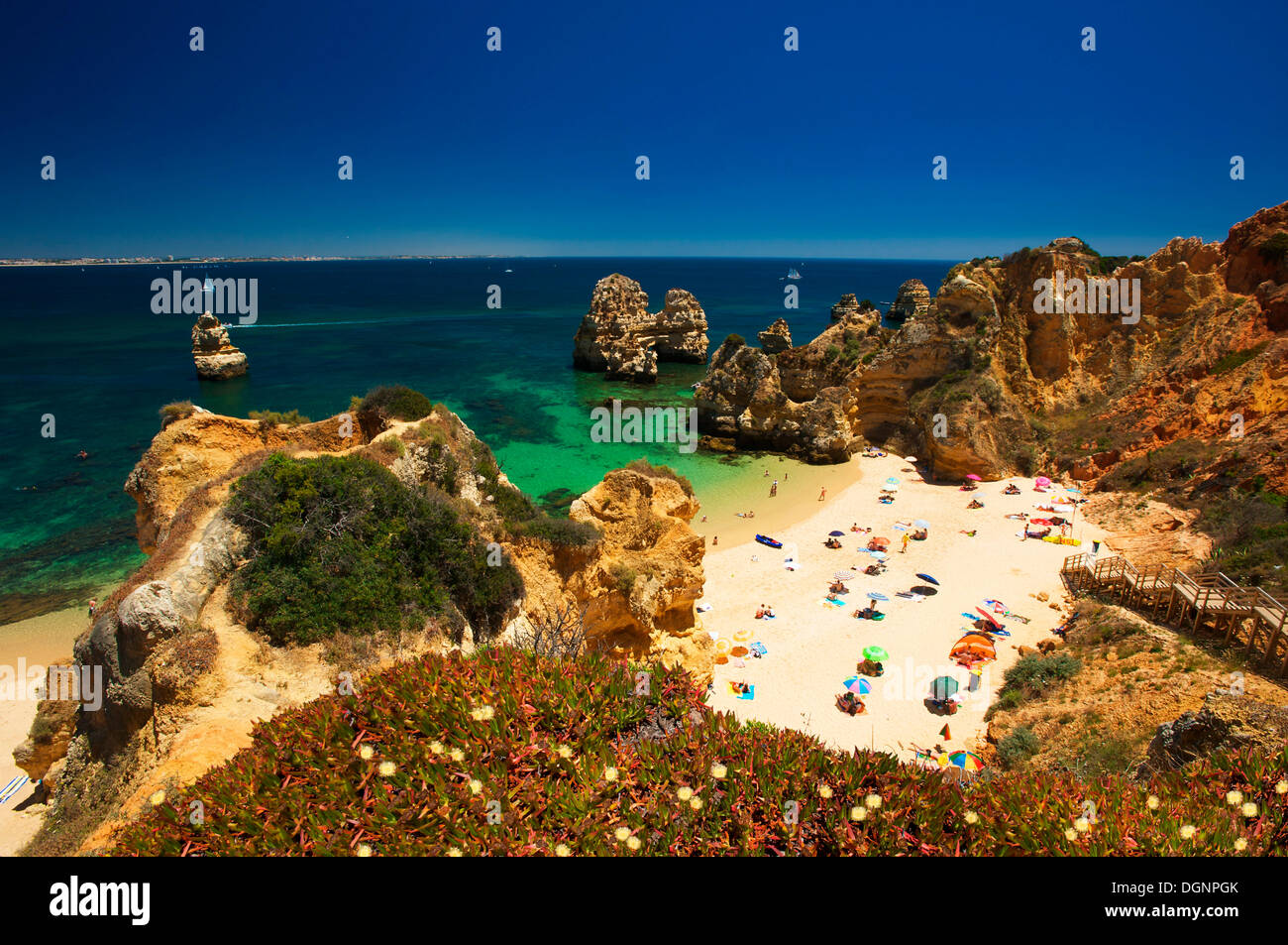 Bay of Praia do Camilo, Algarve, Portugal, Europe Stock Photo - Alamy