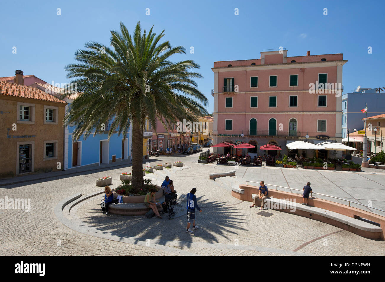 Santa teresa gallura town square hires stock photography and images