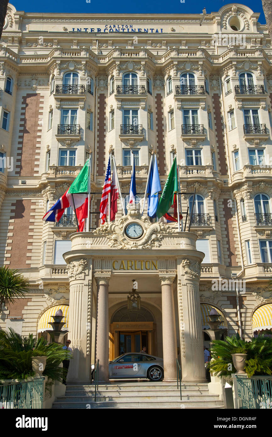 Carlton Hotel on the Croisette, Cannes, French Riviera, AlpesMaritimes