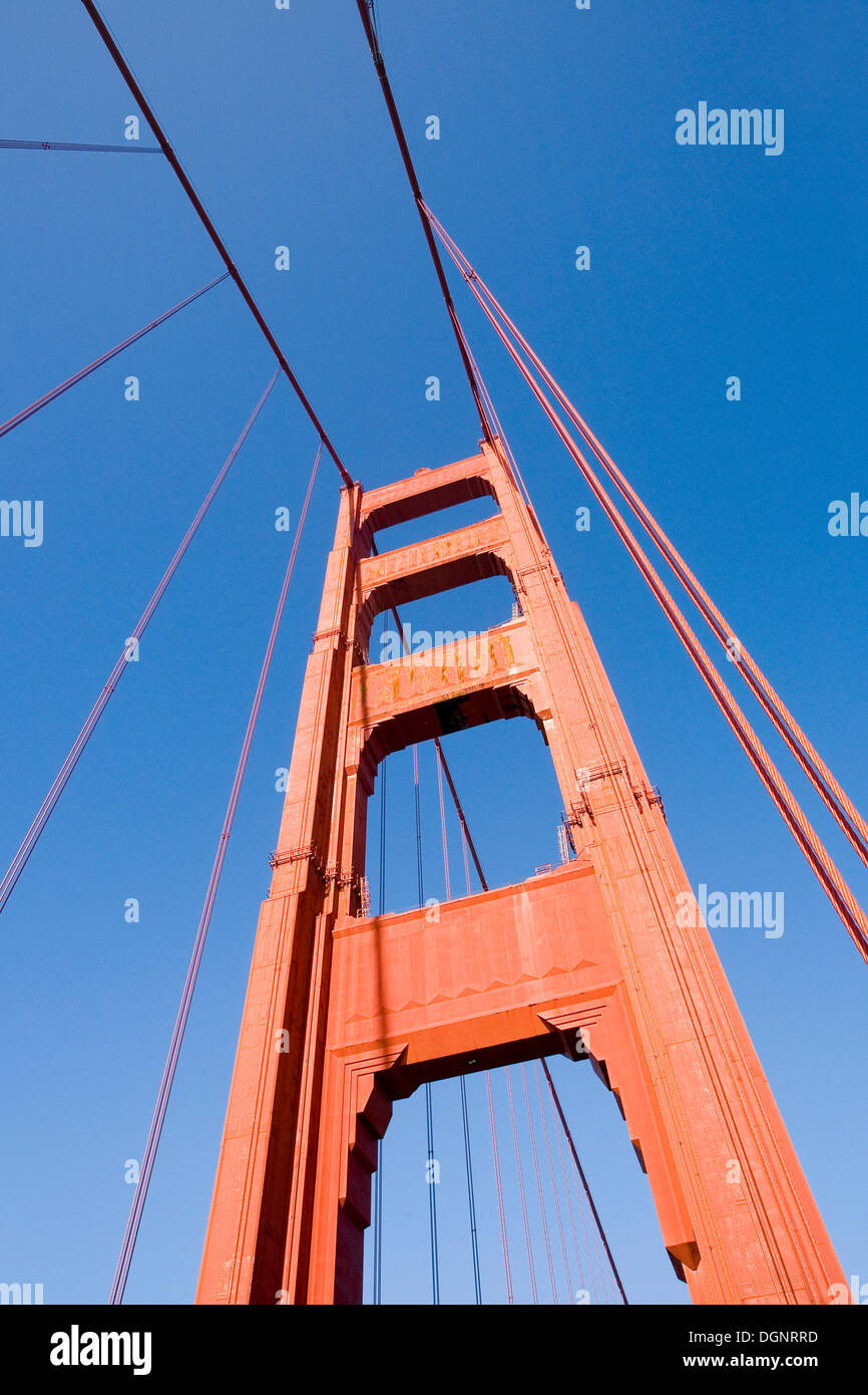 Golden Gate Bridge, San Francisco, California, United States of America Stock Photo
