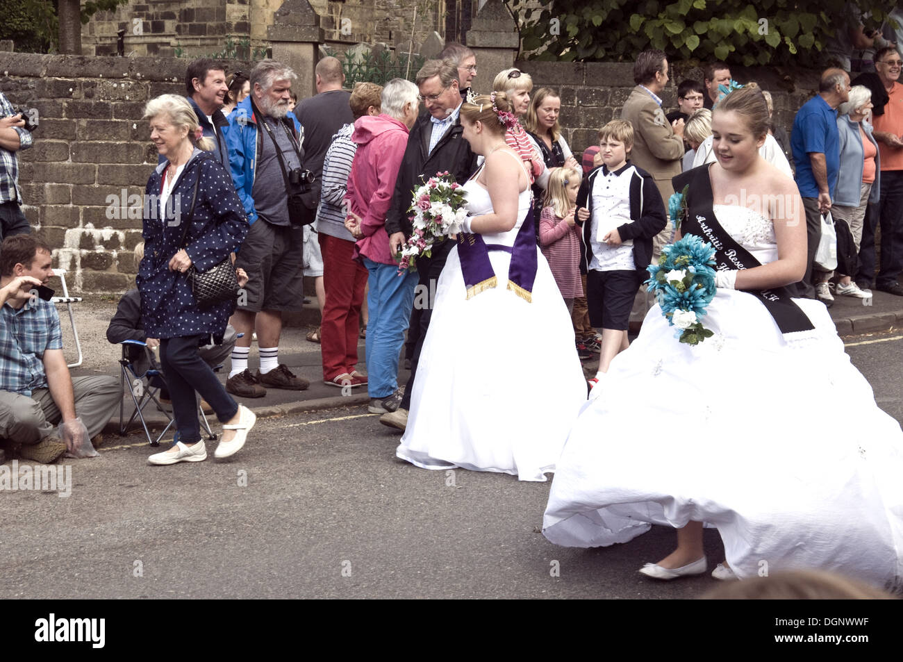 walking Queens in the Carnival Stock Photo Alamy