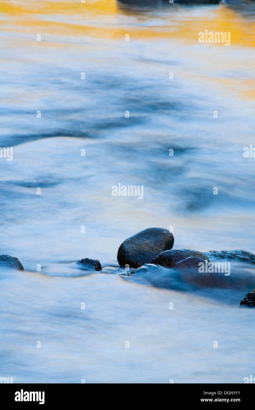 Rocks in a stream Stock Photo - Alamy