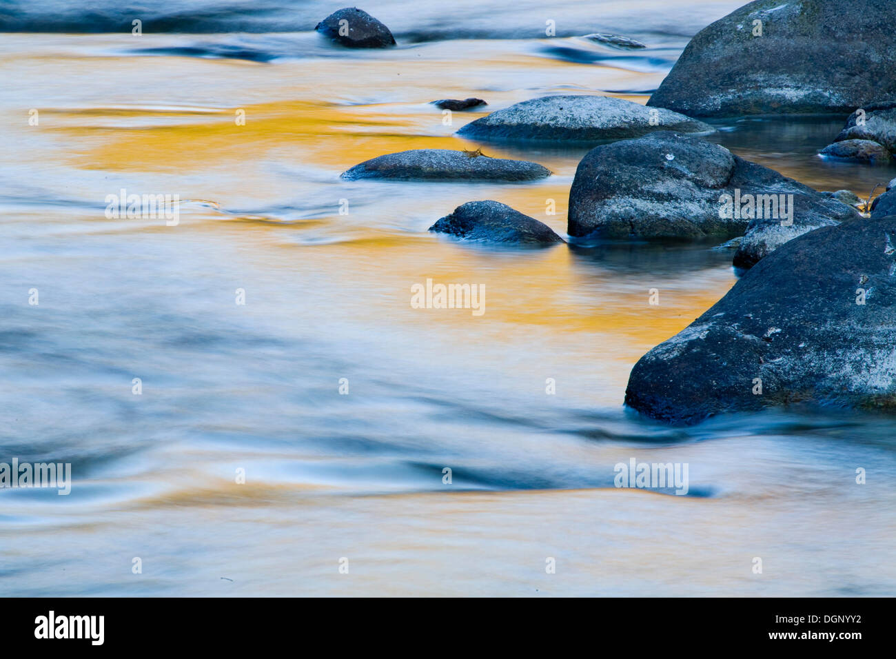 Rocks in a stream Stock Photo - Alamy