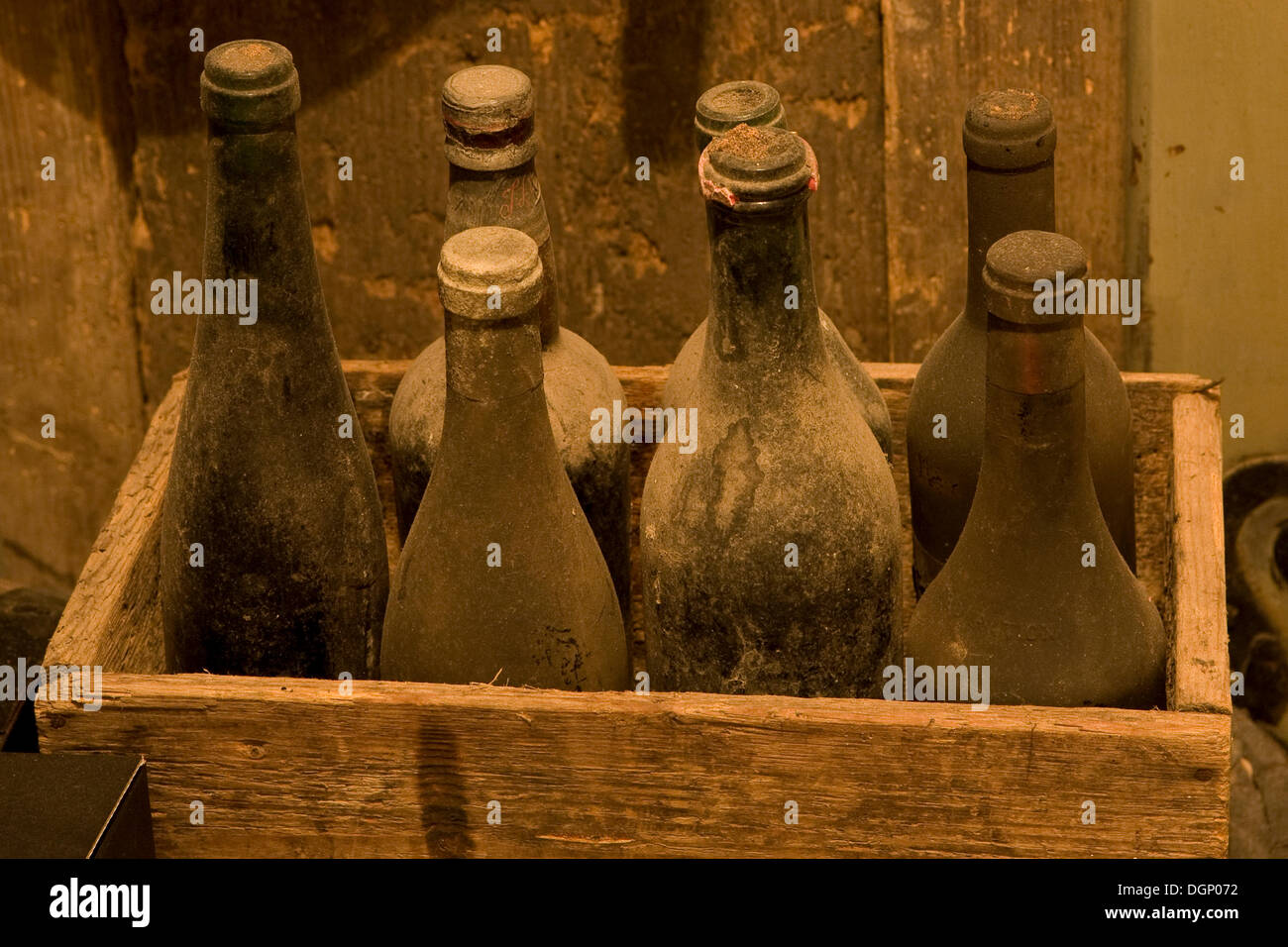 Old wine collection, wine cellar Stock Photo - Alamy