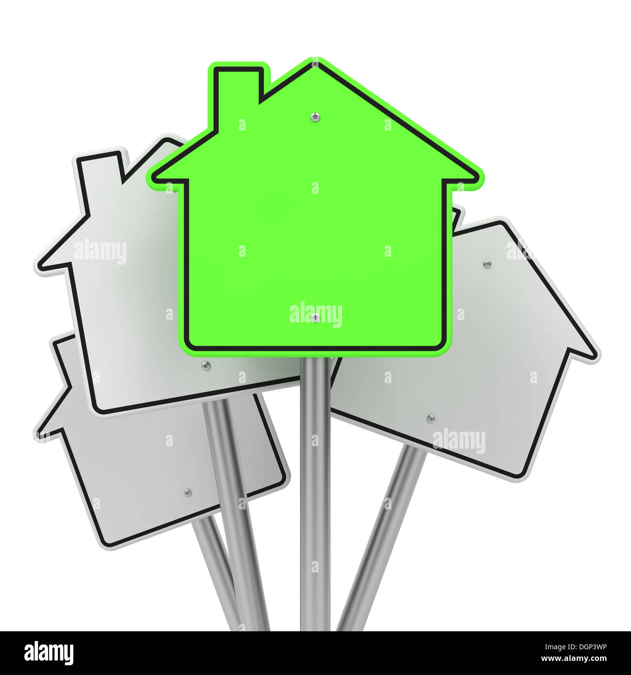 House shape road sign hi-res stock photography and images - Alamy
