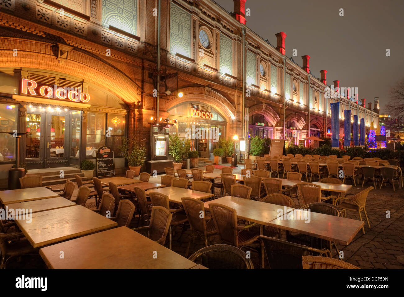 Restaurant at the S-Bahn station Hackescher Markt, Berlin Stock ...