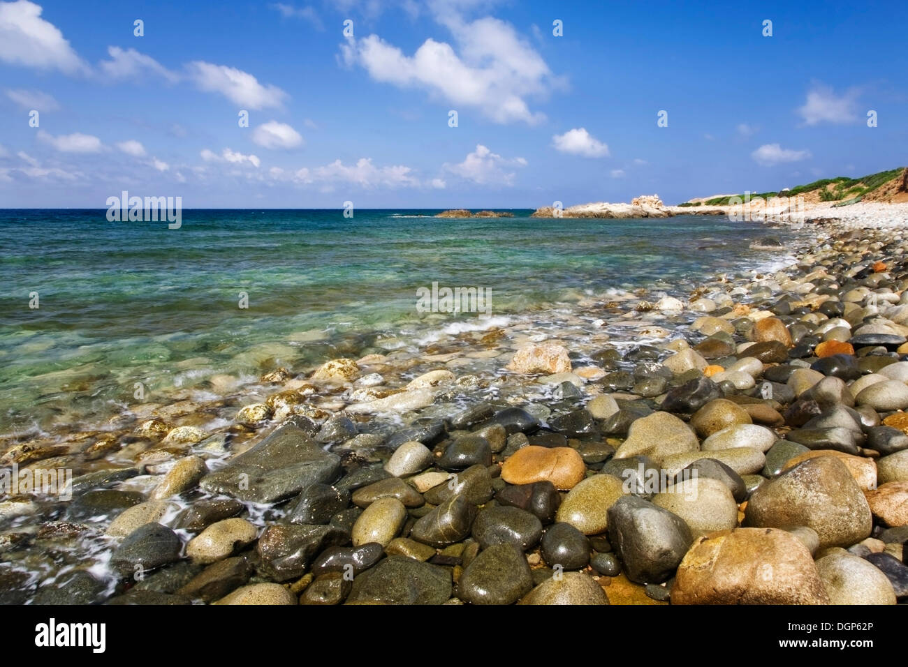 Bay of Buggerru on the west coast of Sardinia, Iglesiente Province, Sardinia, Italy, Europe Stock Photo