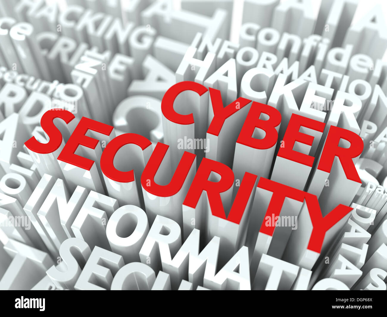 Cyber Security Concept. Stock Photo