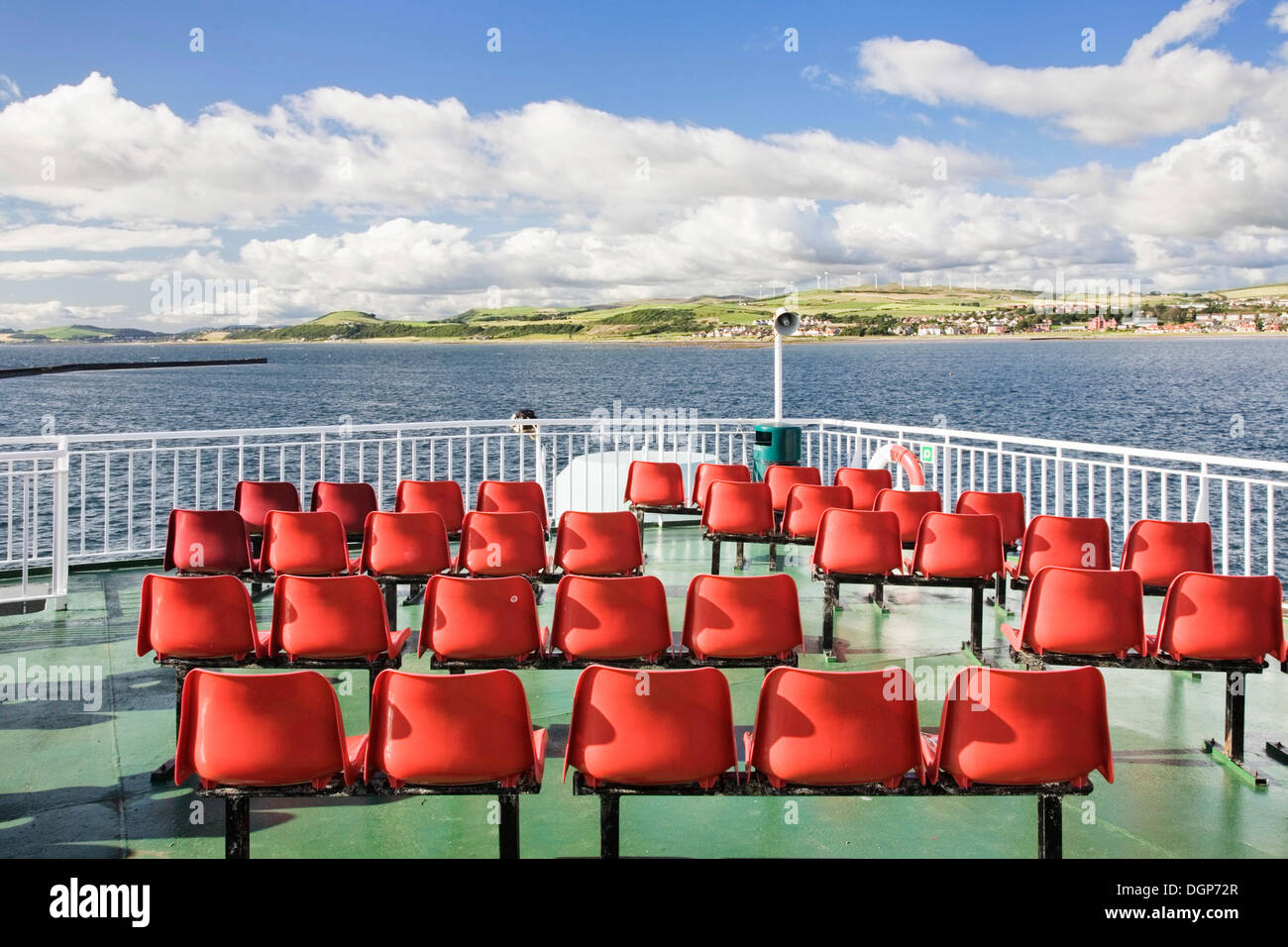 Ferry on the way to the Isle of Arran, North Ayyrshire, Scotland
