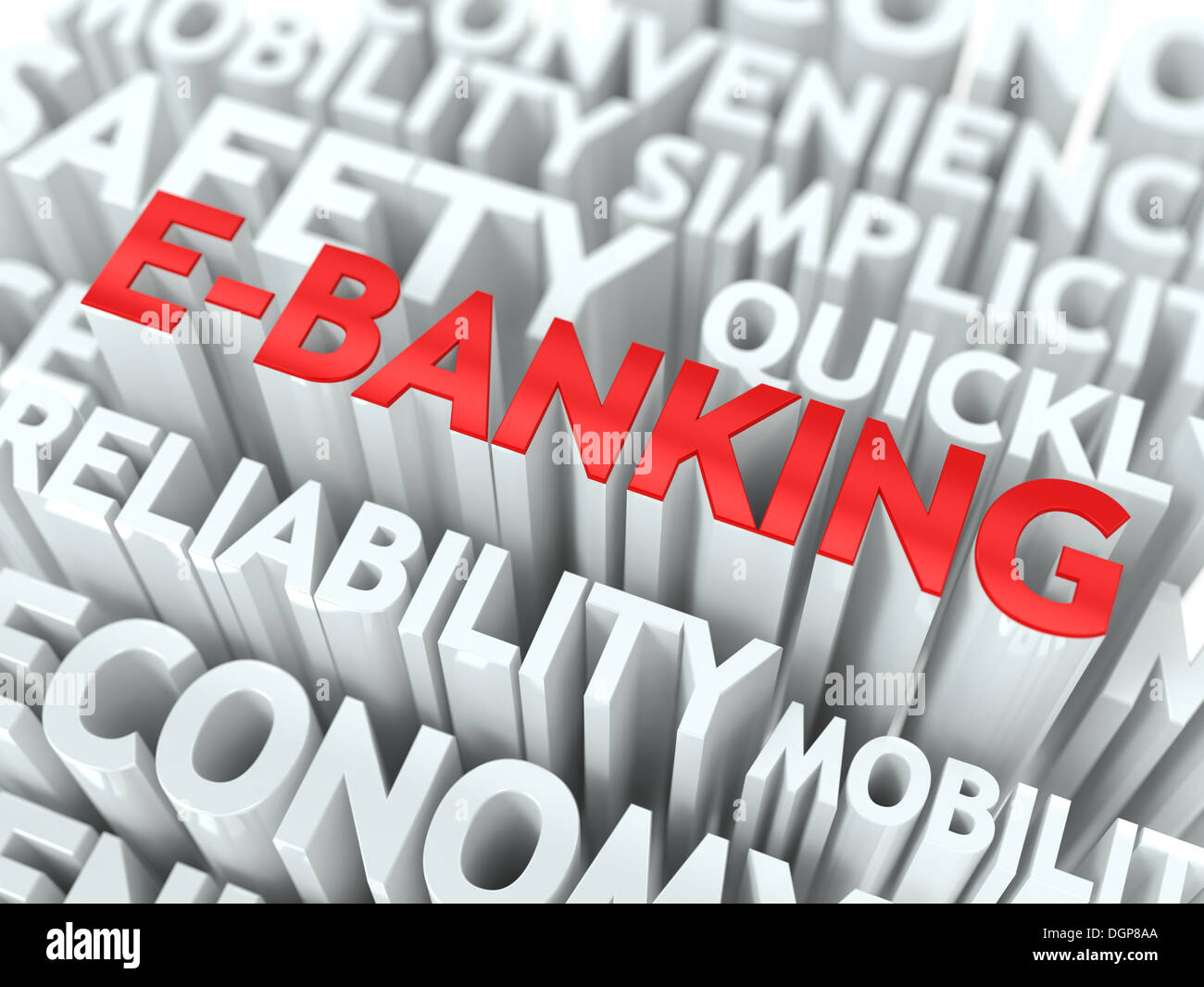 E-Banking Concept. Stock Photo