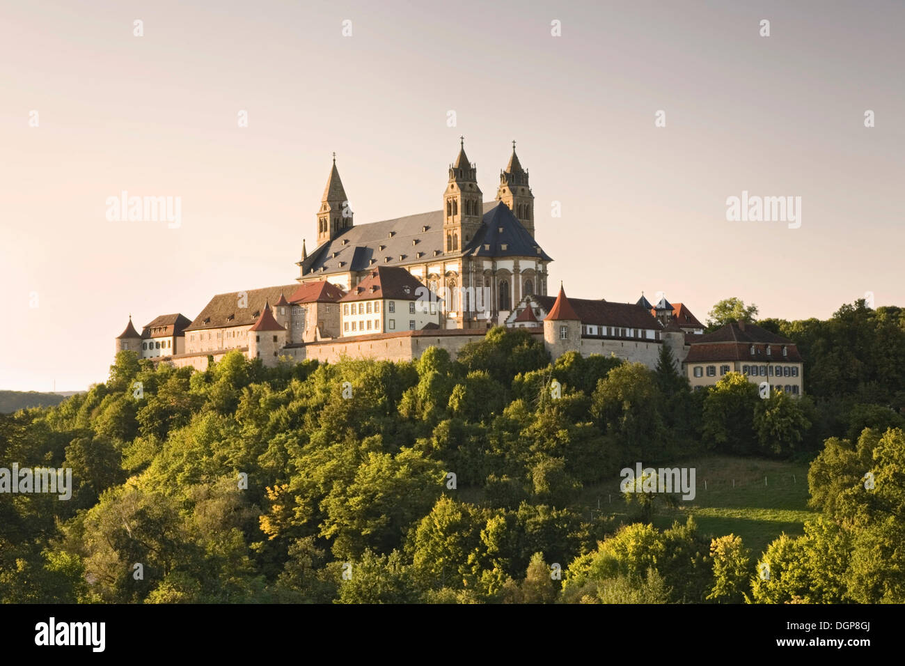 Grosscomburg or Comburg, Benedictine monastery near Schwaebisch Hall ...