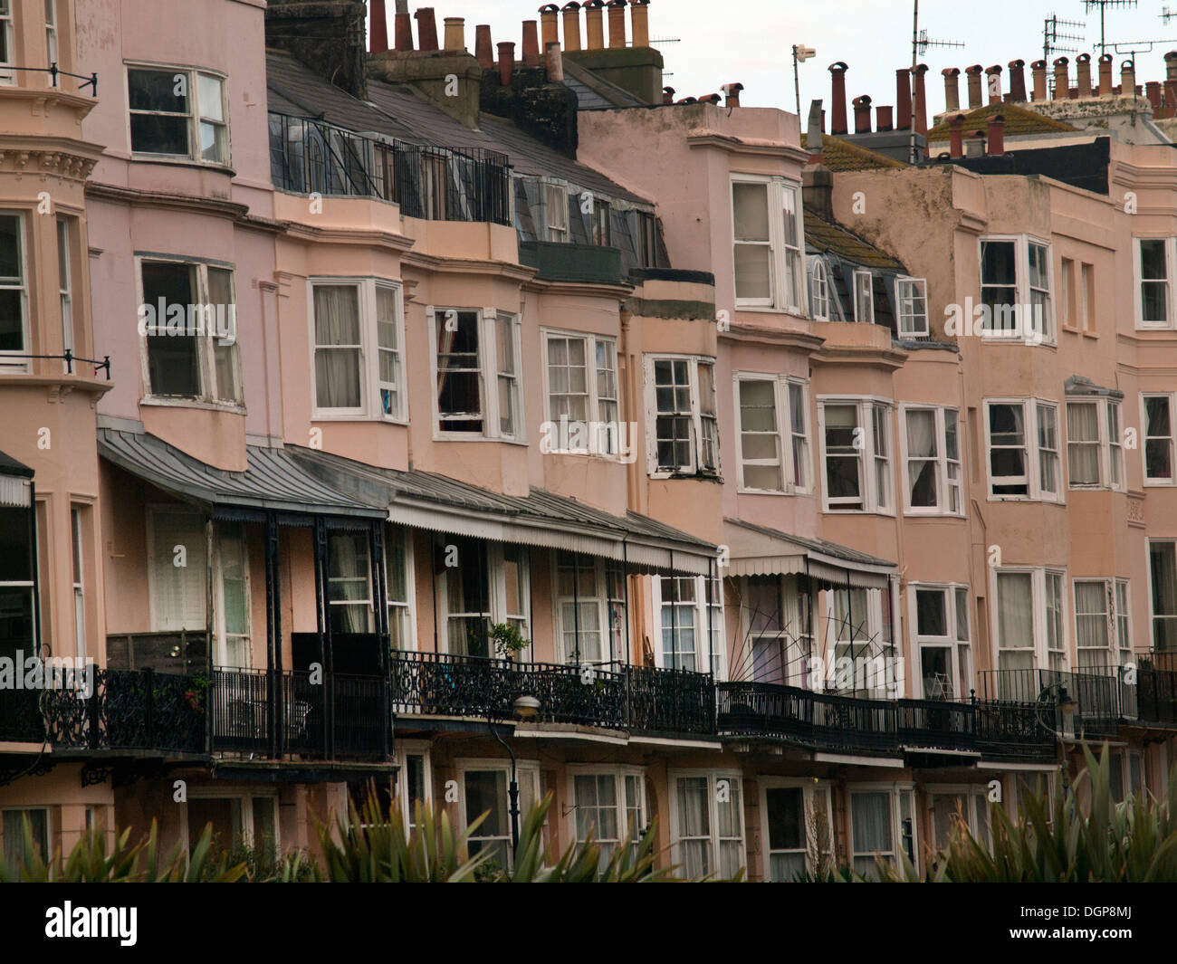 The western terrace in Bedford Square,Brighton Stock Photo Alamy
