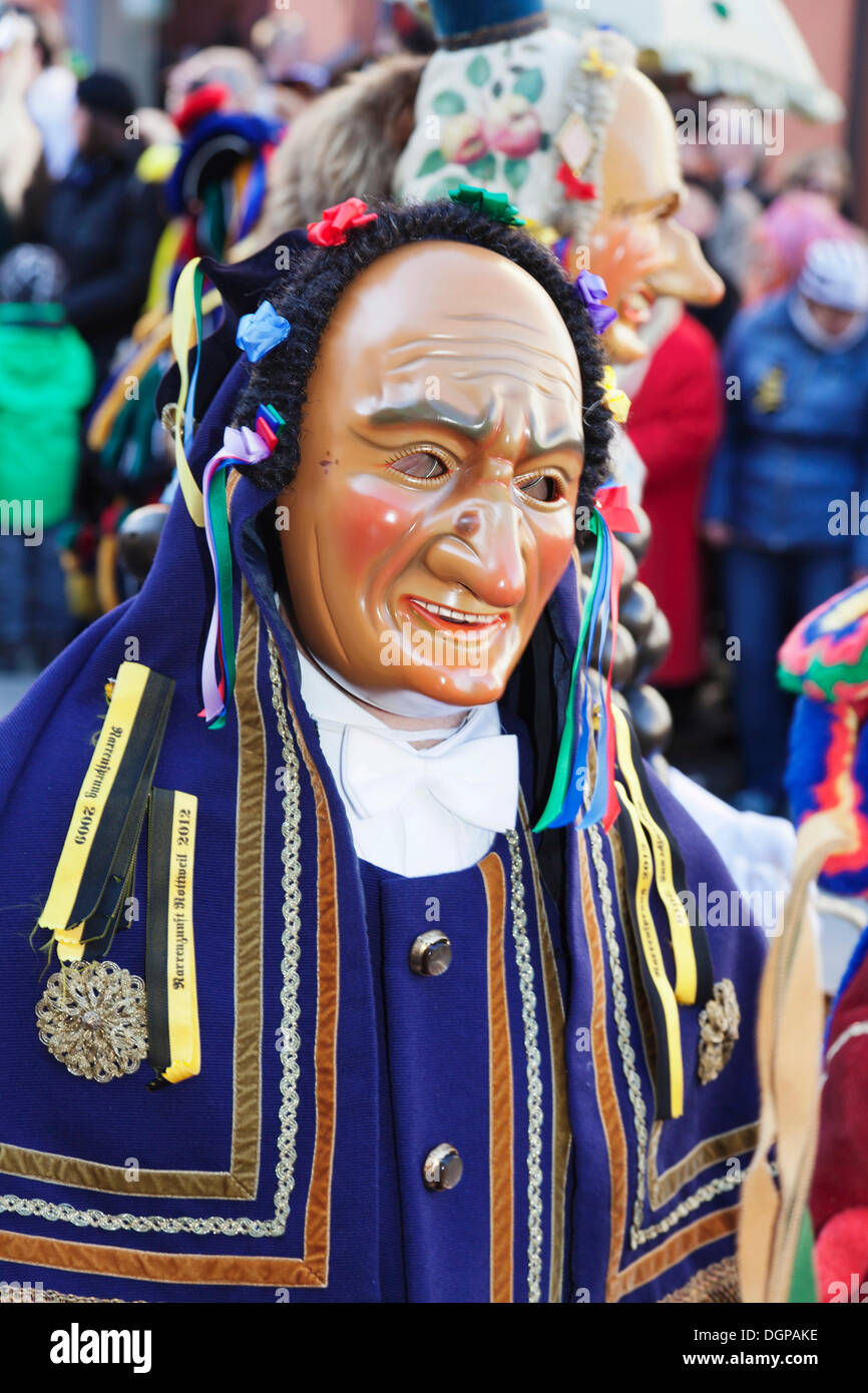 Traditional Swabian-Alemannic carnival characters with 