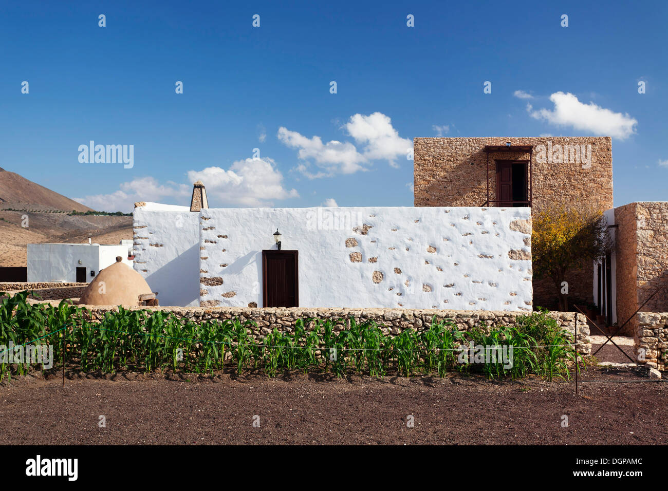 Centro de Interpretacion de los Molinos, windmill museum, Tiscamanita, Fuerteventura, Canary Islands, Spain Stock Photo