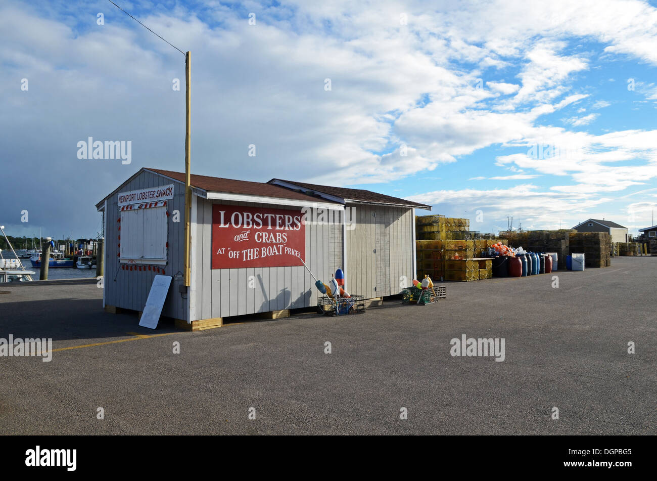 The Newport Lobster Shack, Lobster and Crab shop in port of Newport