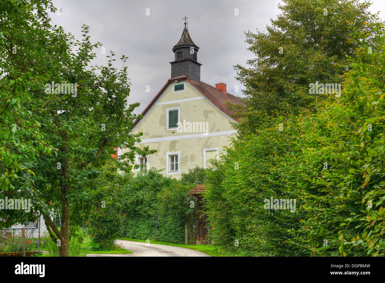 Alfred Kubin building, also known as Kubinhaus or Zwickledt castle, Wernstein am Inn, Innviertel region, Upper Austria, Austria Stock Photo