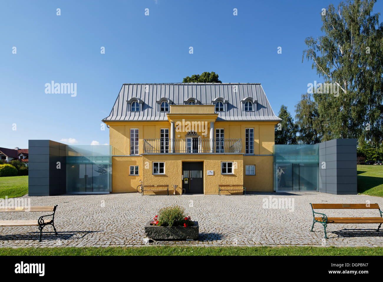 Sinnenreich Villa, Rohrbach, Muelhlviertel region, Upper Austria, Austria, Europe Stock Photo