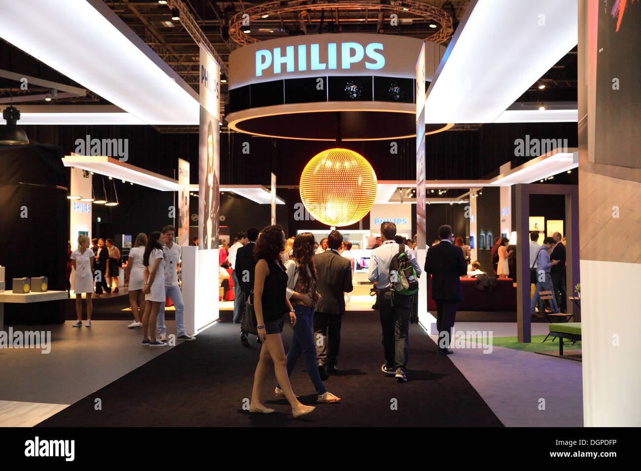 Berlin, Germany, stand by Philips at IFA 2013 Stock Photo