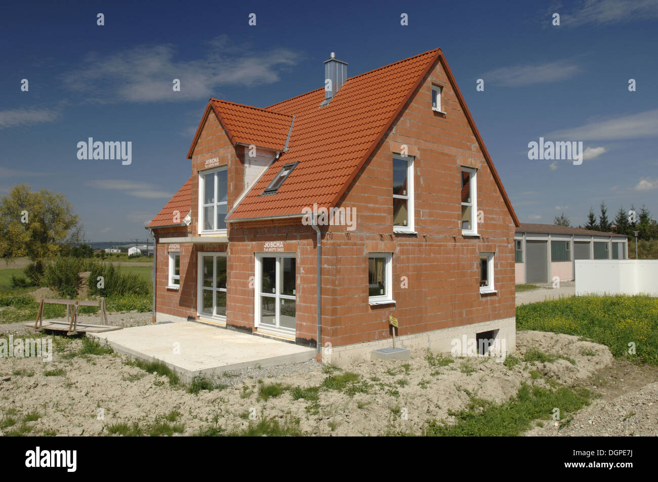 residential house under construction Stock Photo