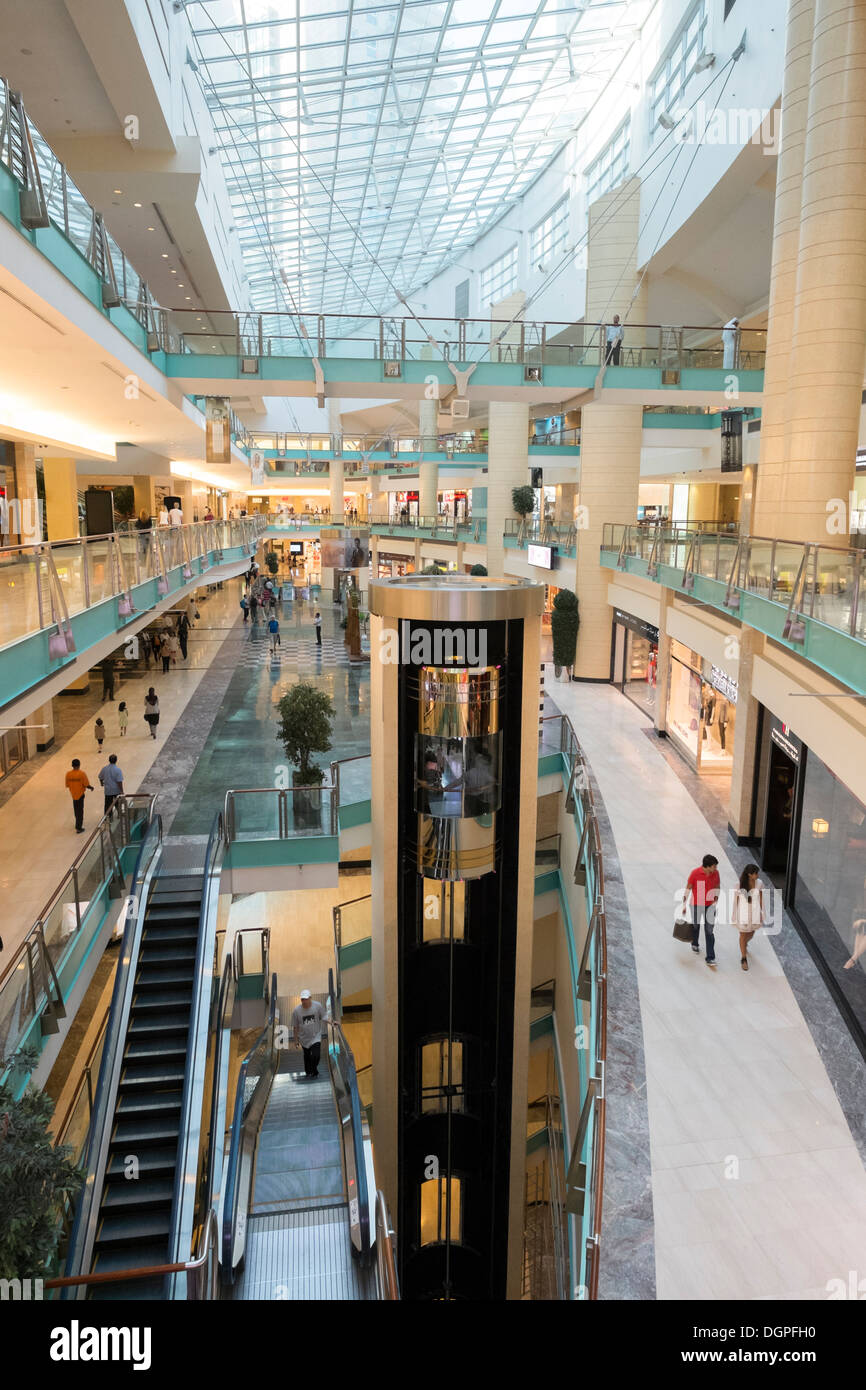 Interior of Abu Dhabi mall shopping centre in Abu Dhabi UAE Stock Photo