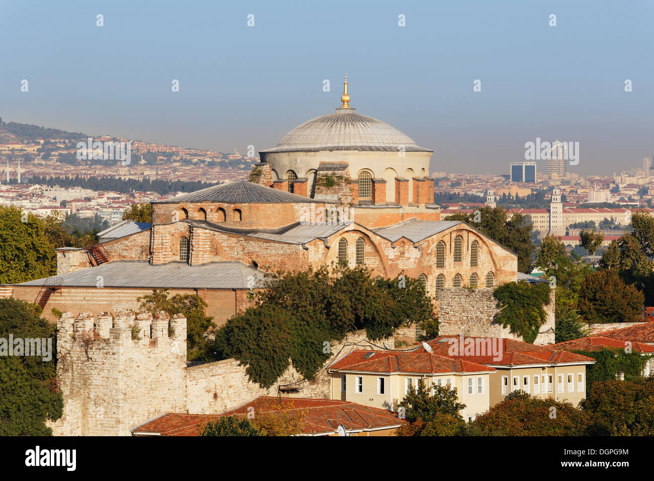 Aya Irini Kilisesi, Hagia Eirine, St. Irene Church, Old City Sultanahmet, Istanbul, Turkey, Europe Stock Photo