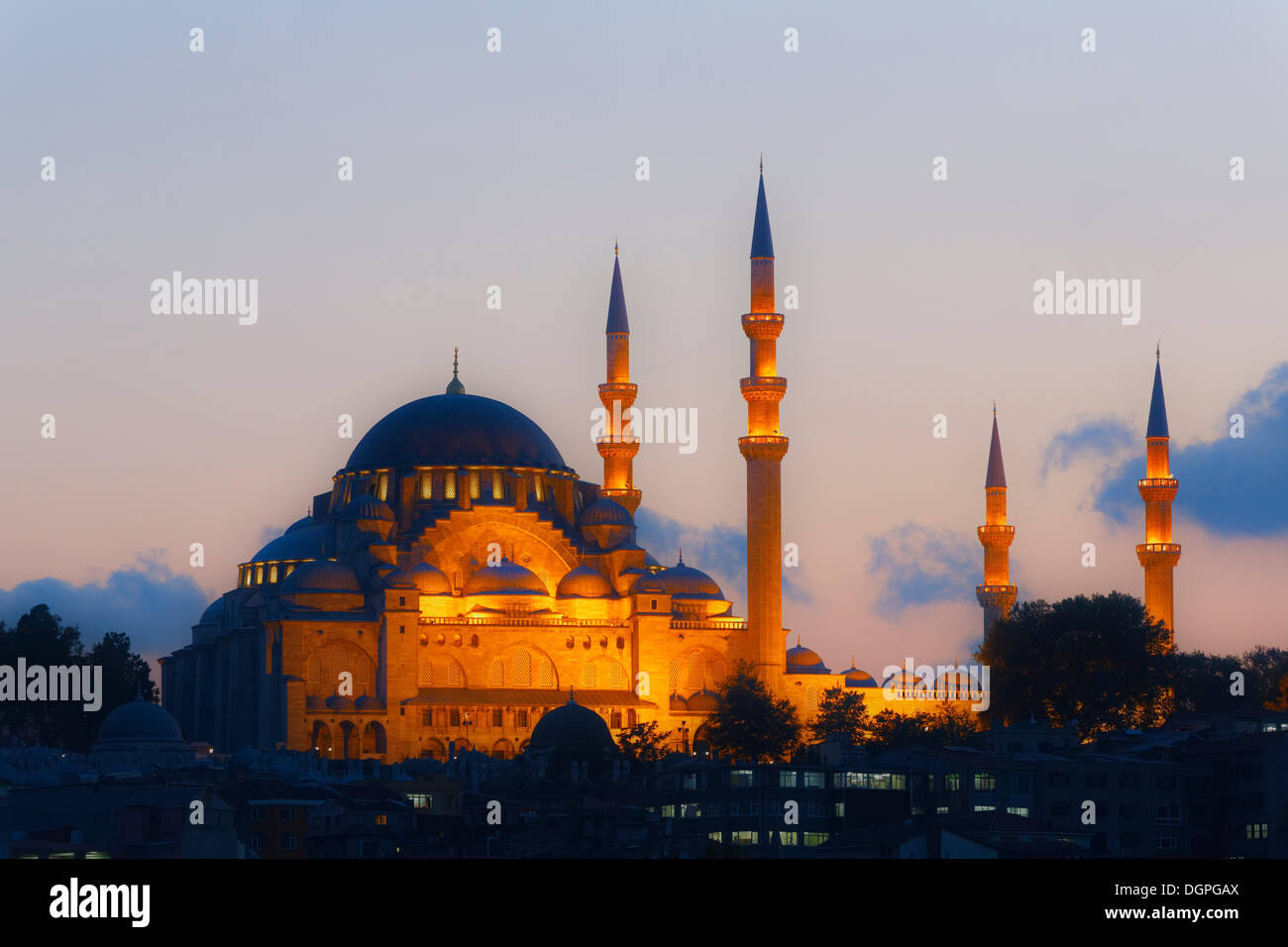 Suleymaniye Mosque, Suleiman Mosque, Istanbul, european side, Turkey, Europe, PublicGround Stock Photo