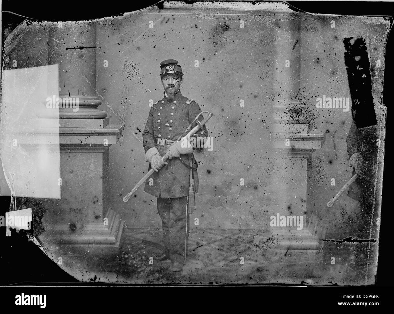 Lieut. Col. Edwin A. Parrott, 1st Ohio Volunteers 530291 Stock Photo