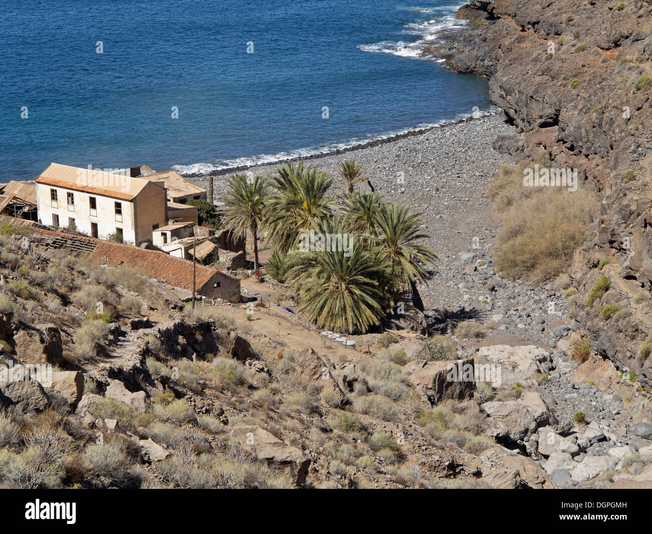 Casas La Cantera, Alajeró, La Gomera, Canary Islands, Spain, Europe Stock Photo