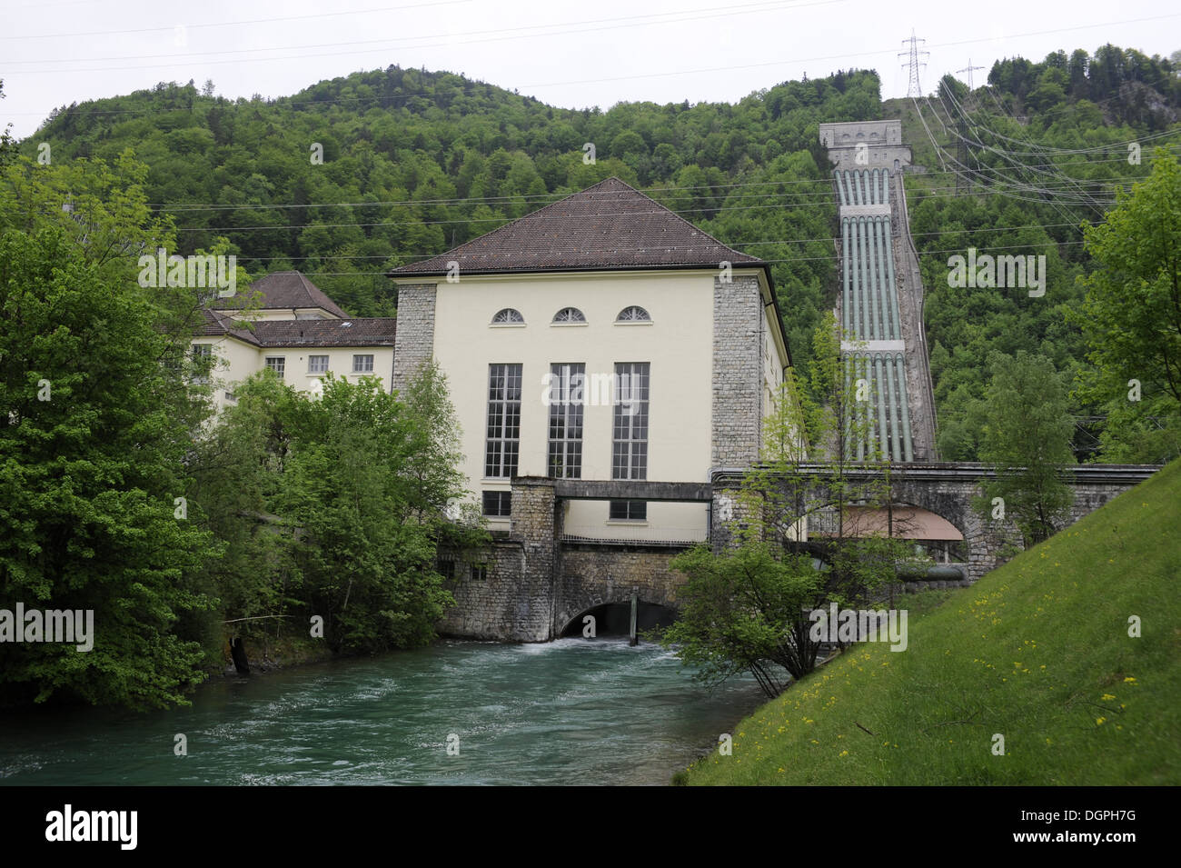 water power station Stock Photo