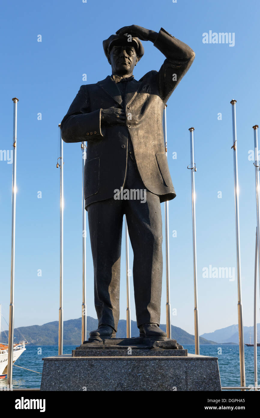 Turkey, Statue of Mustafa Kemal Ataturk Memorial Stock Photo