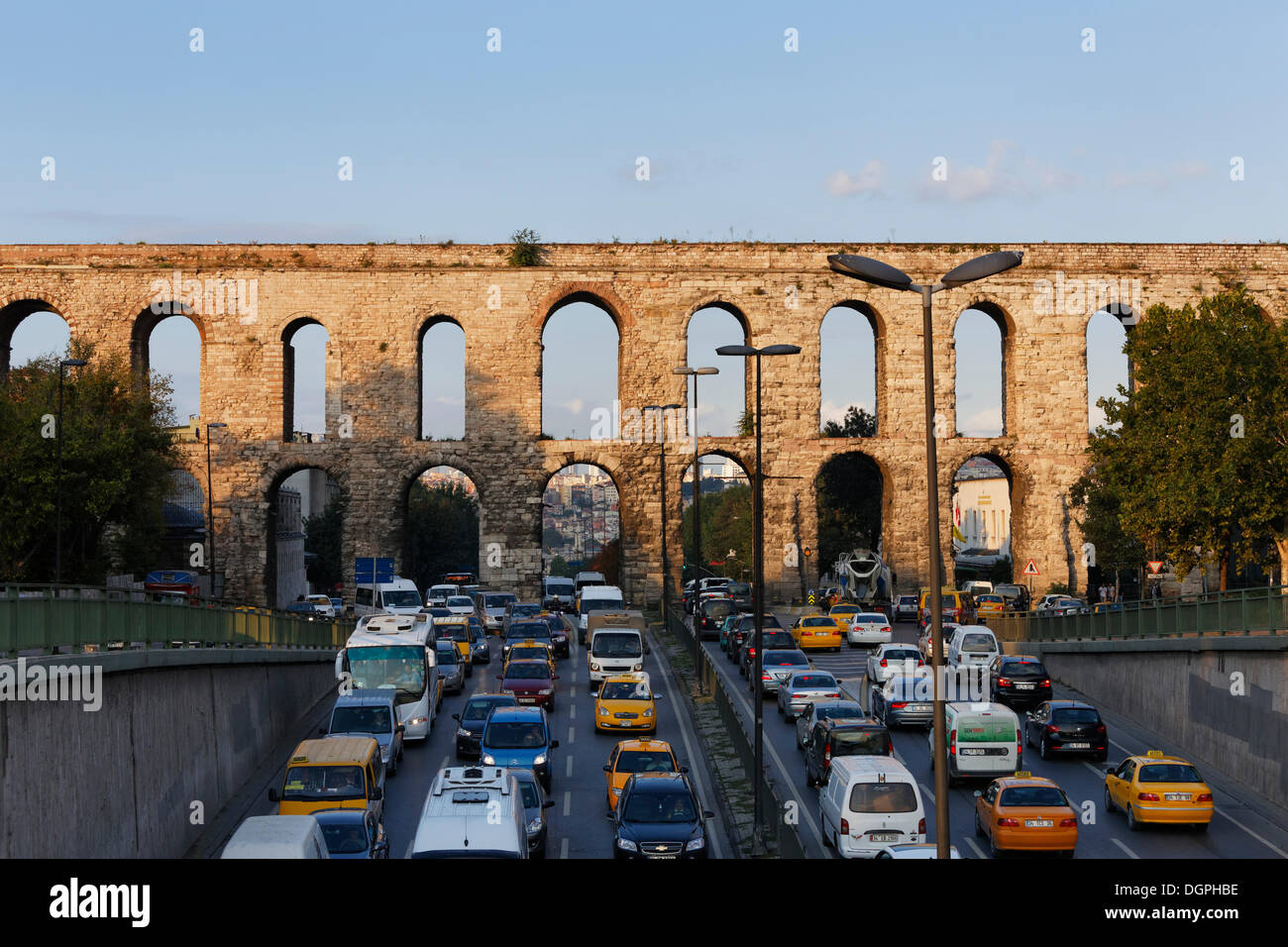 Valens Aqueduct, Atatürk Bulvari, Saraçhane district, Fatih, Istanbul