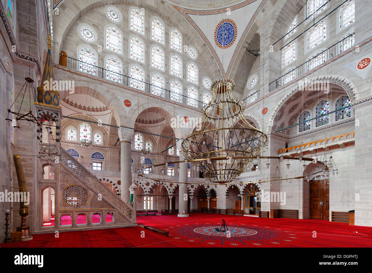 Mihrimah Mosque, Mihrimah Sultan Mosque by the architect Sinan, Edirnekapı, Istanbul, European side, Istanbul Province, Turkey Stock Photo