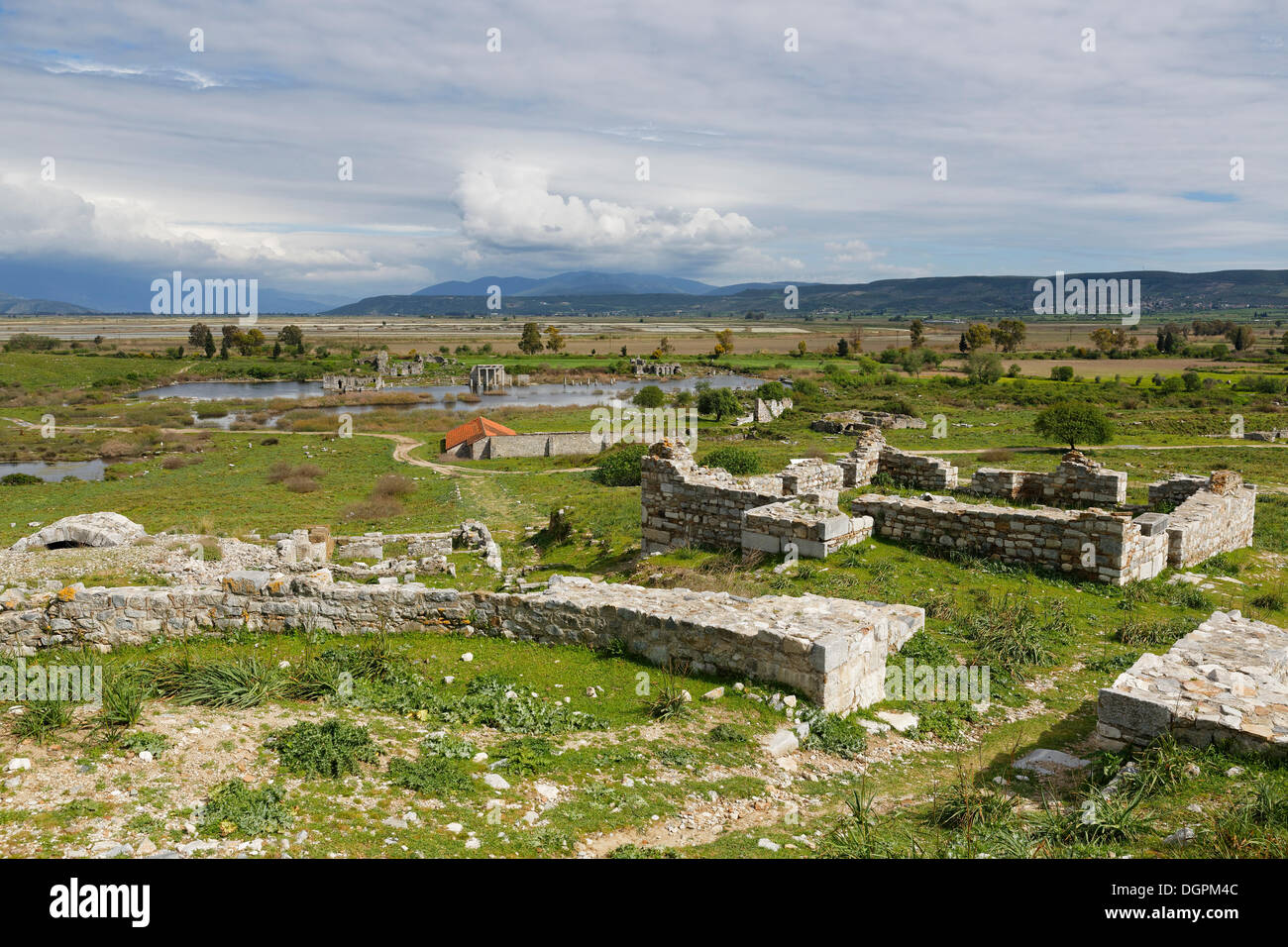 View over North Agora, ancient city of Miletus, Miletus, Aydin province, Aegean region, Turkey Stock Photo